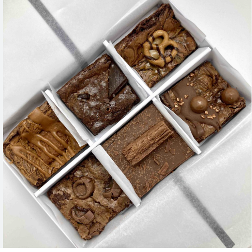 4 Brownie & Blondie Treat Box | Sarah Bakes